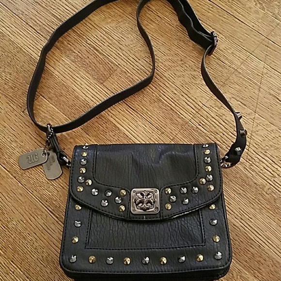 Miss Me Handbags - MISS ME STUDDED CROSSBODY HANDBAG